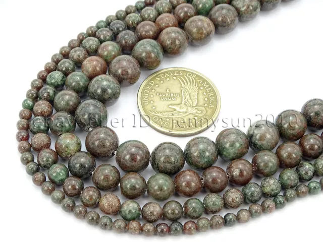 Natural Kasgar Garnet Jasper Gemstone Round Spacer Beads 15.5'' 4mm 6mm 8mm 10mm 3