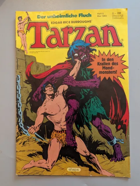 Tarzans Heft 5 - Jahr 1983 - Erstausgabe - Ehapa  Verlag