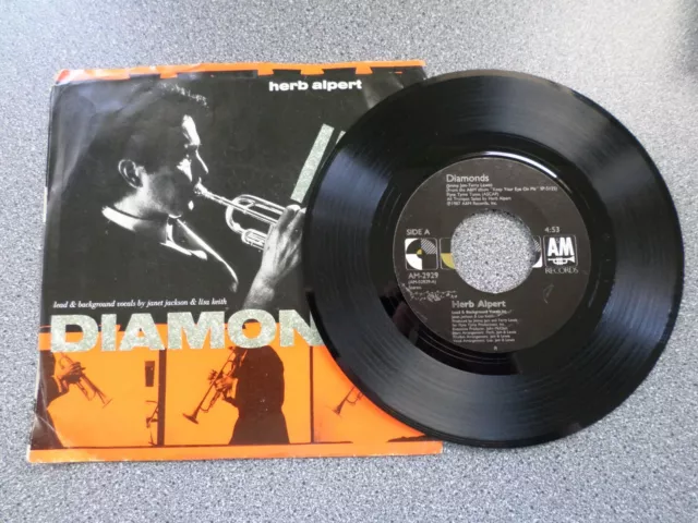 Herb Alpert - Diamonds - 7" Vinyl Single - P/S