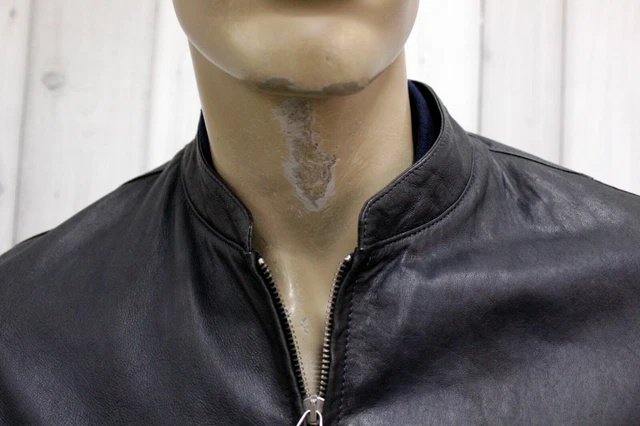 JECKERSON UOMO TAGLIA L Giacca Di Pelle Leather Jacket Man