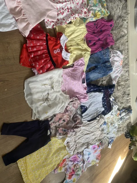 Huge Bundle Of Designer Baby Girl Clothes Ted Baker D&G Hifigure 3-6 Months