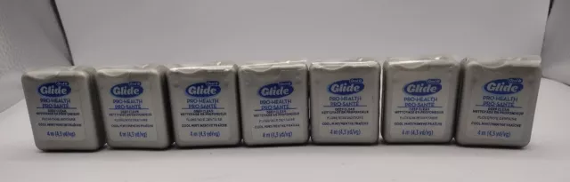 Oral-B Glide Pro-Health Deep Clean Cool Mint Dental Floss Lot Of 7 40m Each