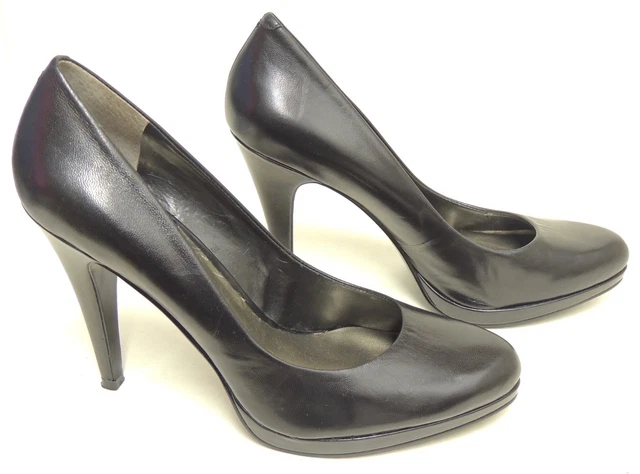 Nine West Black Heels Platform Classic Pumps Sz 9M Style: Nwrocha