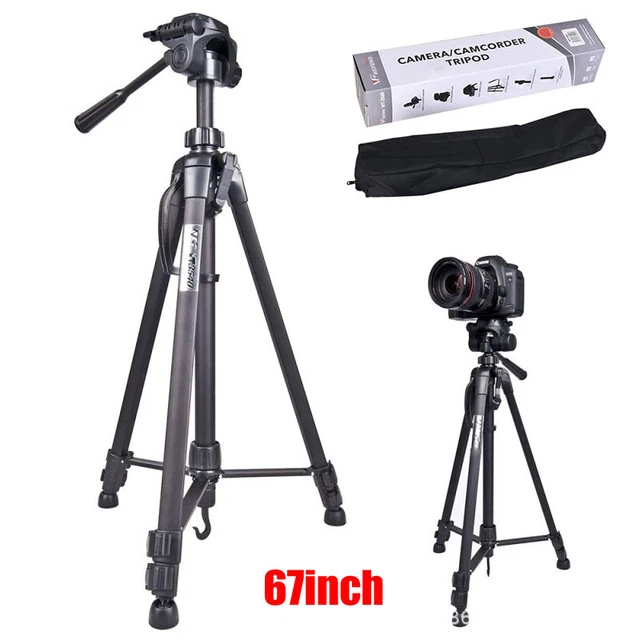 Professional Heavy Duty Aluminium Camera Tripod &Pan Head Travel Monopod f/ DSLR