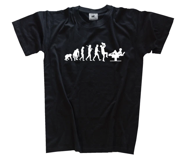 Edizione Standard Padre Werden Bambino Entbindung Evolution Famiglia T-Shirt