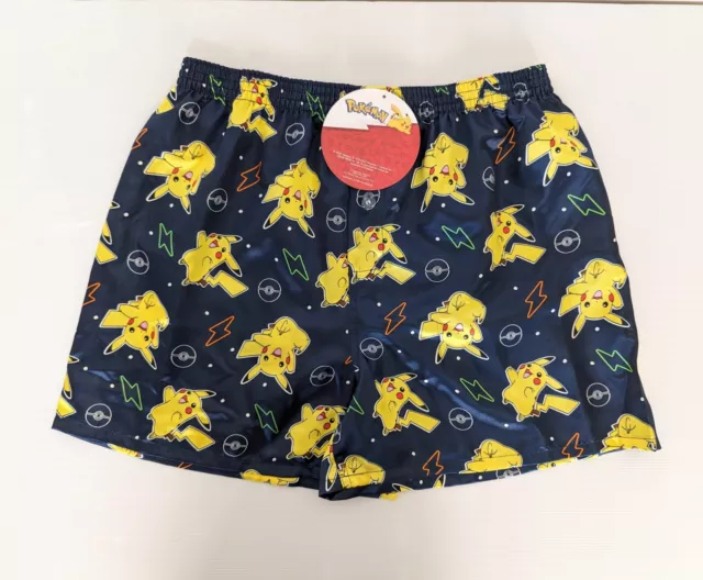 HIP SHOP Pokemon Pikachu Men's Underpants Boxer Shorts Pants Seamless Size  M-LL