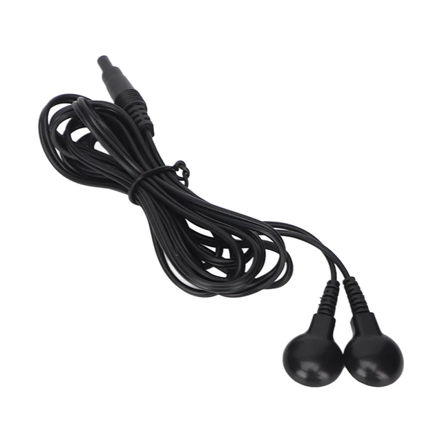 Fils D'électrode 2,35 Mm Plug 2 Snap Connectors Câble Portable D'unité TENS Pour