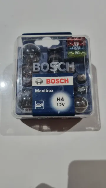 Bosch H4 Maxibox coffret de lampes - 12 V : : Auto et Moto