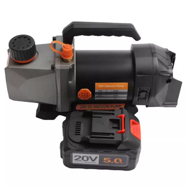 Durable Single-Stage Vacuum Pump With Lithium Battery &Power Cord 220ml/ 7.44oz