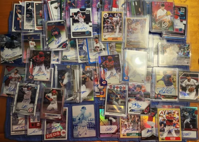 70 Topps & Panini Baseball Autograph Lot!  Rookie, 1/1, HOF, Prospects & More!