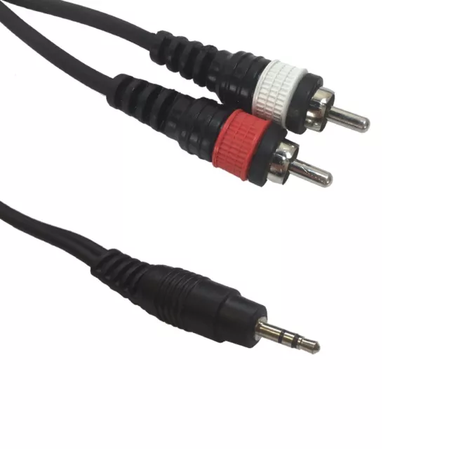 1,5 m Y-Kabel 3,5 mm Miniklinke stereo auf 2 Cinch-Stecker RCA/Klinke Kabel 1,5m