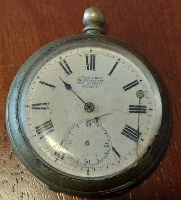 RAILWAY REGULATOR SWISS Made Pocket Watch Case..bespoke Thos Sheppard