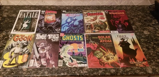 Lot Of 10 Vintage Horror Comics Dc Marvel Key Issues - Bronze Age And Up