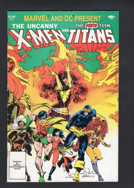 The Uncanny X-Men and the New Teen Titans #1 Vol. 1 Marvel Comics '82 VF