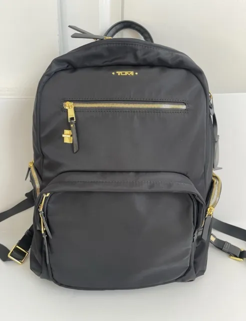 Tumi Voyageur Carson Backpack Black/Gold Hardware
