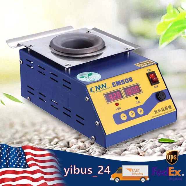 CM-508 Round Titanium Alloy Lead-Free Round Soldering Pot Digital Solder Pot new