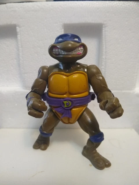 Storage Shell Donatello TMNT Teenage Mutant Ninja Turtles Figure 1990 LOOSE