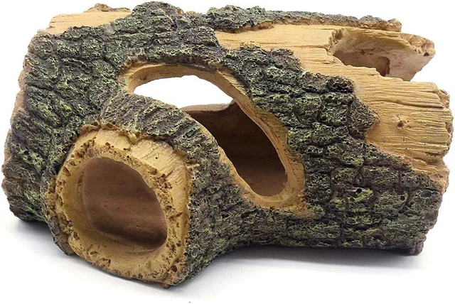 Hollow Tree Trunk Ornament Resin Fish Tank Decoration Aquarium Hideout Cave Deco
