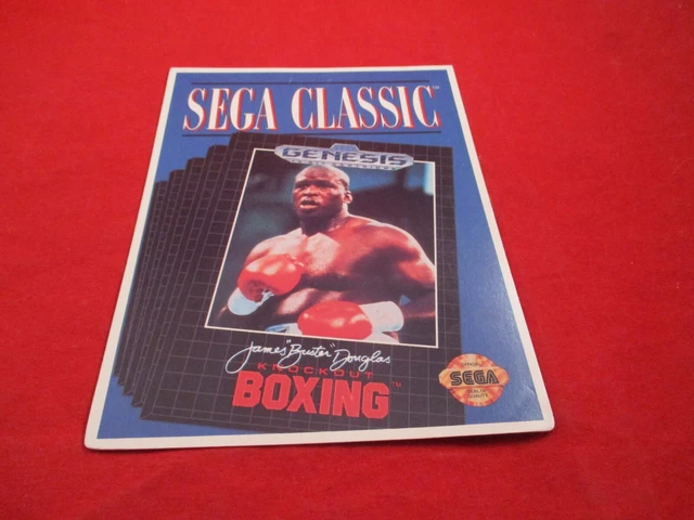 Knockout boxing James buster douglas Sega Mega Drive Loose PAL Megadrive