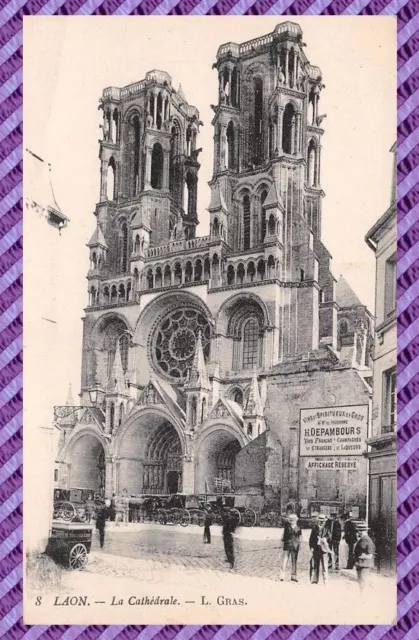 Carte Postale - LAON - La Cathedrale