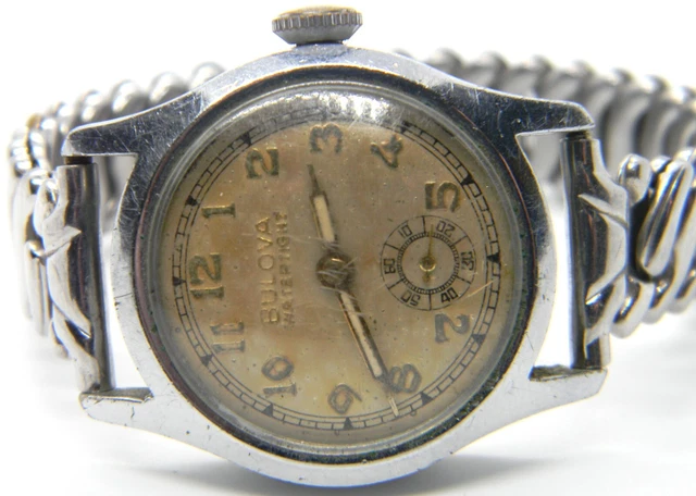 Bulova 96B350 Orologio Uomo Meccanico A Carica Manuale | Quadrante Arancione Cinturino In Gomma - 5