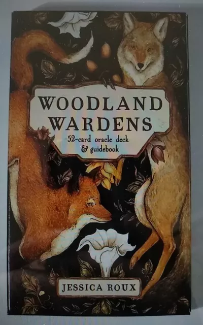 WOODLAND WARDENS ORACLE 52 Card Deck & GUIDE Tarot & Oracle Set New JESSICA ROUX