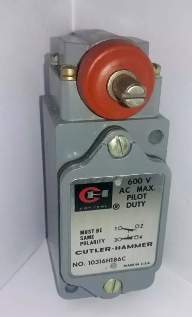 送料無料 非冷凍品同梱不可 Cutler Hammer 10316H186 New Type L Switch 10316H186C 