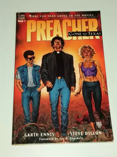 Preacher Gone To Texas Book 1 Ennis Dillon Vertigo Dc Comics Tpb (Paperback) <