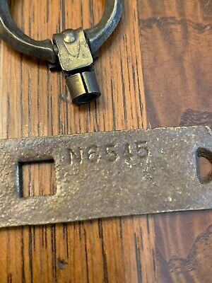  Ethan Allen Royal Charter Oak Hammered Brass Door Ring Pull Hardware N6545 3