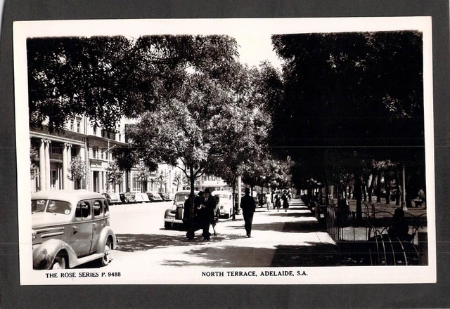 C4030 Australia SA Adelaide North Tce #9488 vintage Rose Series postcard