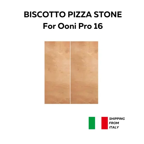 BISCOTTO STONE FOR OONI PRO 16 - 45x45x2,5 CM - PIZZA OVEN