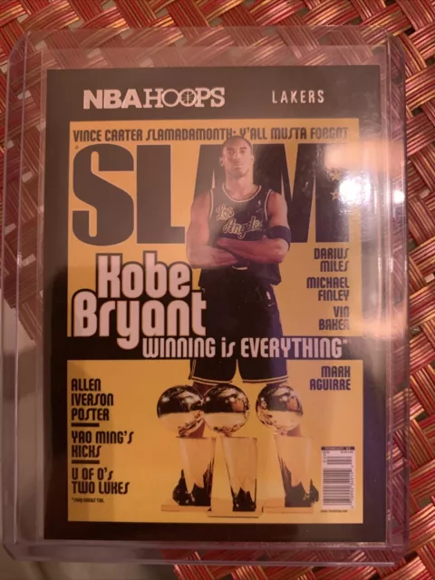 20-21 2021 NBA Hoops Kobe Bryant Slam Magazine Insert LAKERS SP #19 MAMBA