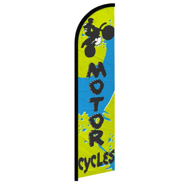 Motorcycles Full Curve Windless Swooper Flag Dealership
