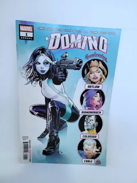 Domino Annual #1 Greg Land Variant Marvel Comics 2018 Nm