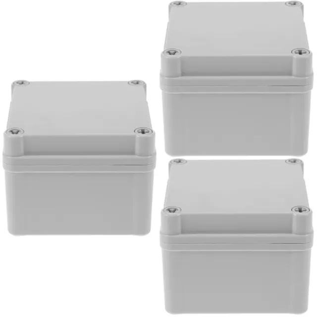 3PCS -Projektbox Elektrische Netzkordbox Wetterfestes Junction Box Outdoor