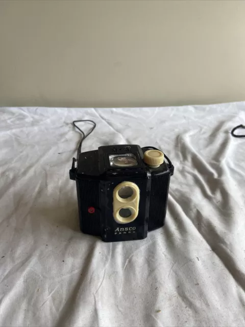 Antique Ansco Panda Box Camera 620 Film Vintage Collectible Photography Photo