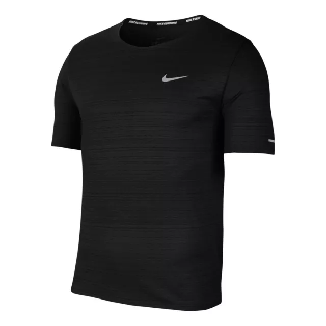 Nike Herren Sport Fitness Freizeit DRI FIT T-Shirt Miler Dry Top SS Tee CU5992