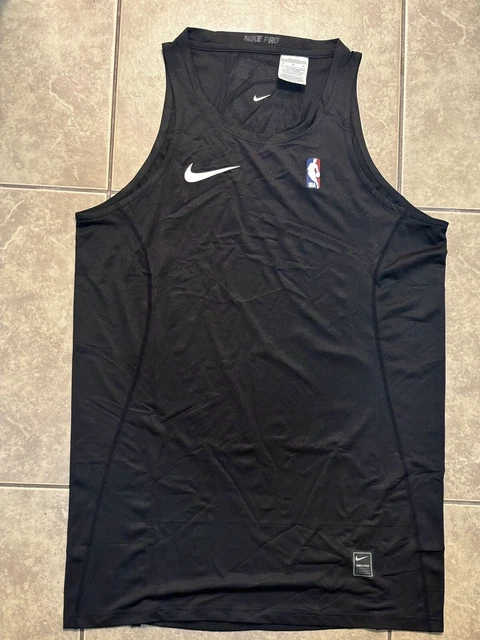 NBA Black adidas Padded Compression Tank Top Size 3XL 