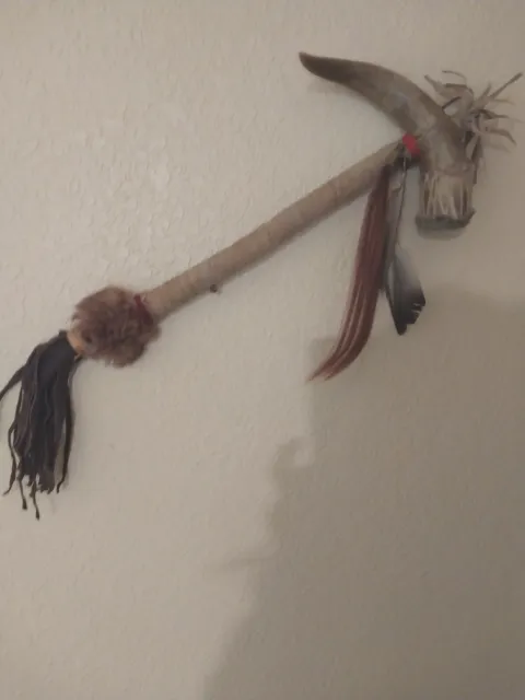 Native American Ceremonial Rattle Decorative