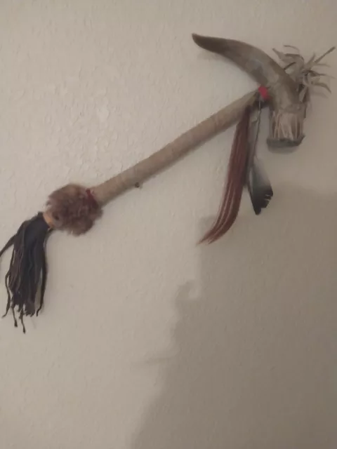 Native American Ceremonial Rattle Decorative Native American Ceremonial Rattle Decorative