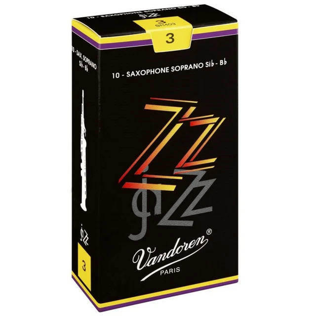 Boîte de 10 anches saxophone soprano ZZ Force 4 - Vandoren SR404