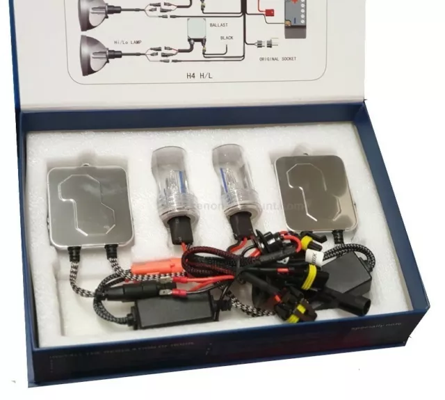 Kit Xenon H1 4300K Ampoule BALLAST 55W SLIM FAST START BRIGHT AUTO MOTO