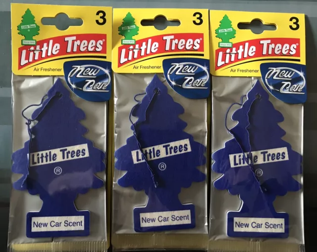 9 x deodoranti per auto nuovi profumi piccoli alberi. Nuovo e sigillato.