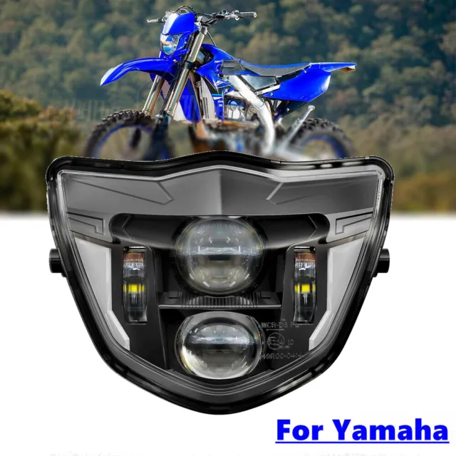 Dirt Bike LED Headlight Fit For Yamaha WR250F WR400F WR426F WR450F TTR250 XT250