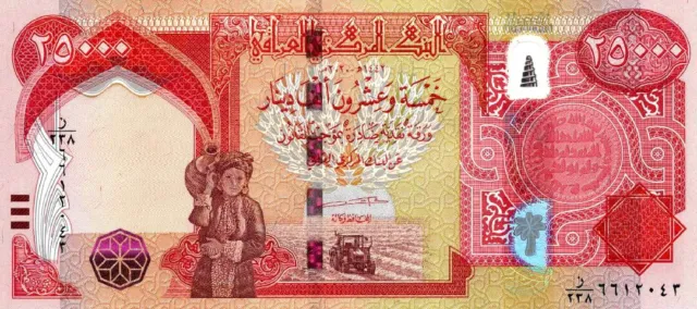 Iraq 25000 25,000 Dinars, 2020 UNC