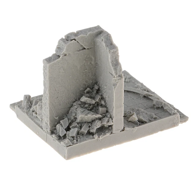 Kit De Ruines De Guerre En Résine 1/35 Amagogo - Décors Pour Maquettes, Dioramas - Non Peint