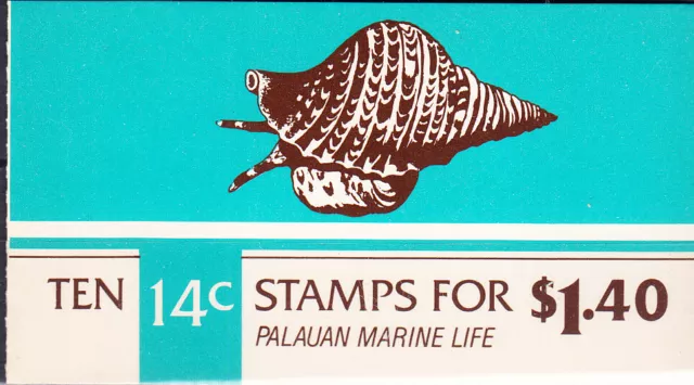 W PALAU 75a BK MARINE LIFE BOOKLET