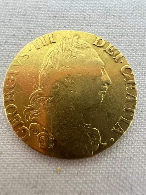 George III 1785 Gold Guinea 22K Gold