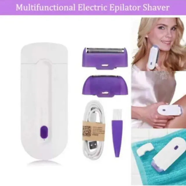 Women Instant Pain Free Touch Hair Removal Remover Laser Epilator Body Face