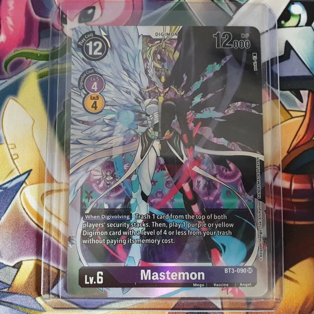 MASTEMON BT3-090 SR Super Rare - Digimon Trading Card Game Card - Mint  5.88 - PicClick UK